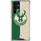 NBA Milwaukee Bucks Split Canvas Galaxy S24 Ultra Clear Case
