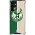NBA Milwaukee Bucks Split Canvas Galaxy S24 Ultra Clear Case