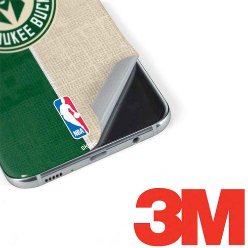 NBA Milwaukee Bucks Split Canvas Galaxy S8 Skin