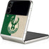 NBA Milwaukee Bucks Split Canvas Galaxy Z Flip4 5G Skin