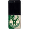 NBA Milwaukee Bucks Split Canvas Galaxy Z Flip5 5G Skin