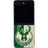 NBA Milwaukee Bucks Split Canvas Galaxy Z Flip5 5G Skin