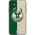 NBA Milwaukee Bucks Split Canvas iPhone 11 Skin