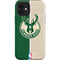 NBA Milwaukee Bucks Split Canvas iPhone 12 Impact Case