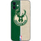 NBA Milwaukee Bucks Split Canvas iPhone 12 Mini Skin