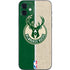 NBA Milwaukee Bucks Split Canvas iPhone 12 Mini Skin