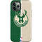 NBA Milwaukee Bucks Split Canvas iPhone 12 Pro Impact Case