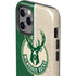 NBA Milwaukee Bucks Split Canvas iPhone 12 Pro Impact Case