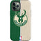 NBA Milwaukee Bucks Split Canvas iPhone 12 Pro Max Impact Case