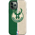 NBA Milwaukee Bucks Split Canvas iPhone 12 Pro Max Impact Case