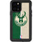 NBA Milwaukee Bucks Split Canvas iPhone 12 Pro Waterproof Case