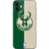 NBA Milwaukee Bucks Split Canvas iPhone 12 Skin