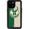 NBA Milwaukee Bucks Split Canvas iPhone 13 Mini Waterproof Case