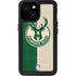 NBA Milwaukee Bucks Split Canvas iPhone 13 Mini Waterproof Case