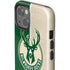 NBA Milwaukee Bucks Split Canvas iPhone 15 Plus Impact Case
