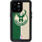 NBA Milwaukee Bucks Split Canvas iPhone 14 Pro Max Waterproof Case