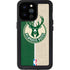 NBA Milwaukee Bucks Split Canvas iPhone 14 Pro Max Waterproof Case