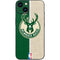 NBA Milwaukee Bucks Split Canvas iPhone 14 Skin