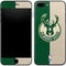 NBA Milwaukee Bucks Split Canvas iPhone 8 Plus Skin
