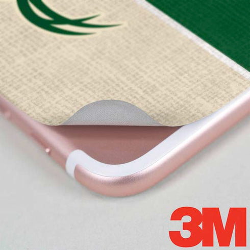 NBA Milwaukee Bucks Split Canvas iPhone 8 Skin