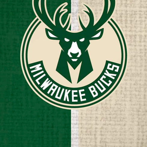 NBA Milwaukee Bucks Split Canvas iPhone XR Skin