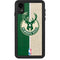 NBA Milwaukee Bucks Split Canvas iPhone XR Waterproof Case