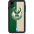 NBA Milwaukee Bucks Split Canvas iPhone XR Waterproof Case
