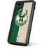NBA Milwaukee Bucks Split Canvas iPhone XR Waterproof Case