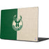 NBA Milwaukee Bucks Split Canvas MacBook Pro 14in (2021-24) Skin