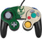 NBA Milwaukee Bucks Split Canvas Nintendo GameCube Controller Skin