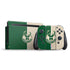 NBA Milwaukee Bucks Split Canvas Nintendo Switch Bundle Skin