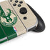 NBA Milwaukee Bucks Split Canvas Nintendo Switch OLED (2021) Skin