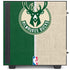 NBA Milwaukee Bucks Split Canvas NZXT H510 Compact ATX Mid-Tower Case Skin