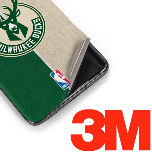 NBA Milwaukee Bucks Split Canvas OnePlus 7 Pro Skin