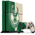 NBA Milwaukee Bucks Split Canvas PS4 Console and Controller Bundle Skin