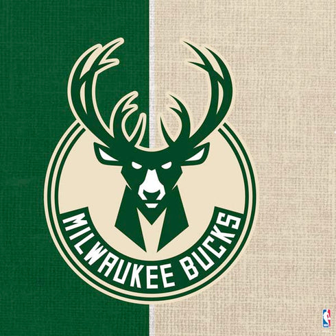 NBA Milwaukee Bucks Split Canvas PS4 Console and Controller Bundle Skin