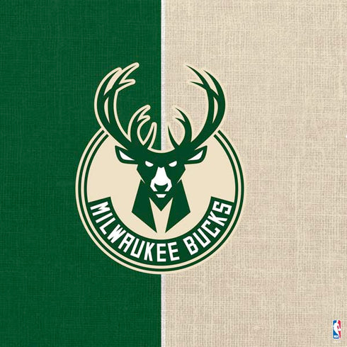 NBA Milwaukee Bucks Split Canvas PS4 Controller Skin