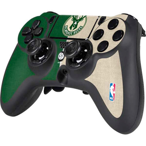 NBA Milwaukee Bucks Split Canvas PS4/PC SCUF Impact Controller Skin