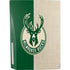 NBA Milwaukee Bucks Split Canvas PS5 Console Skin