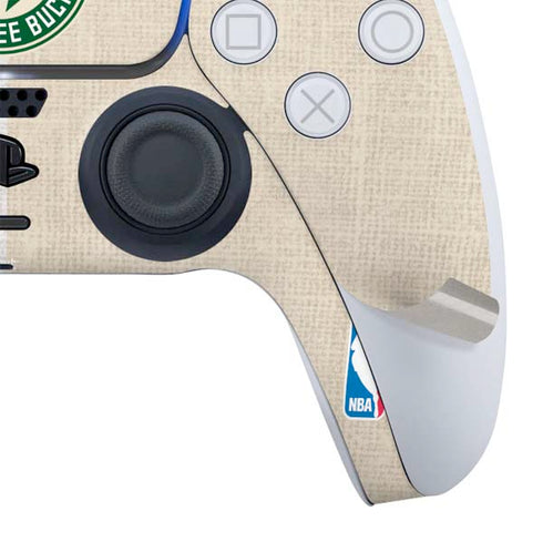 NBA Milwaukee Bucks Split Canvas PS5 Slim Digital Edition Bundle Skin