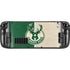 NBA Milwaukee Bucks Split Canvas Steam Deck Handheld Gaming Computer Skin