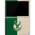 NBA Milwaukee Bucks Split Canvas Surface Pro 7 Skin