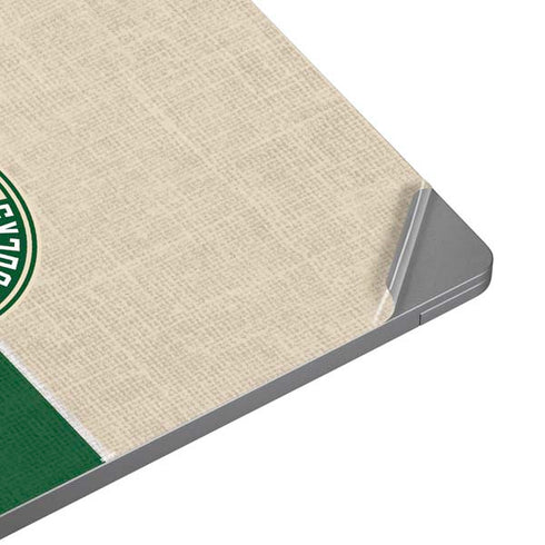 NBA Milwaukee Bucks Split Canvas Universal Laptop 12in (9.8 x 6.8in) Skin