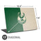 NBA Milwaukee Bucks Split Canvas Universal Laptop 13in (10.6 x 7.6in) Skin