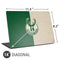 NBA Milwaukee Bucks Split Canvas Universal Laptop 14in (11.4 x 8.2in) Skin