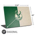 NBA Milwaukee Bucks Split Canvas Universal Laptop 17in (13.8 x 10in) Skin