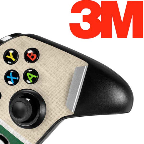 NBA Milwaukee Bucks Split Canvas Xbox One S Controller Skin