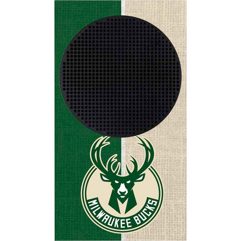 NBA Milwaukee Bucks Split Canvas Xbox Series S Bundle Skin