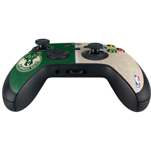 NBA Milwaukee Bucks Split Canvas Xbox Series X Controller Skin