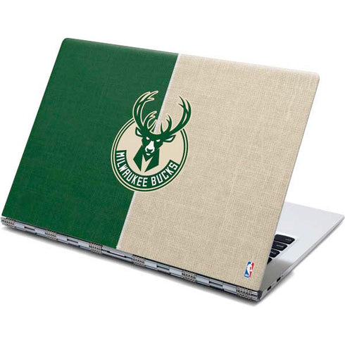 NBA Milwaukee Bucks Split Canvas Yoga 910 2-in-1 14in Touch-Screen Skin
